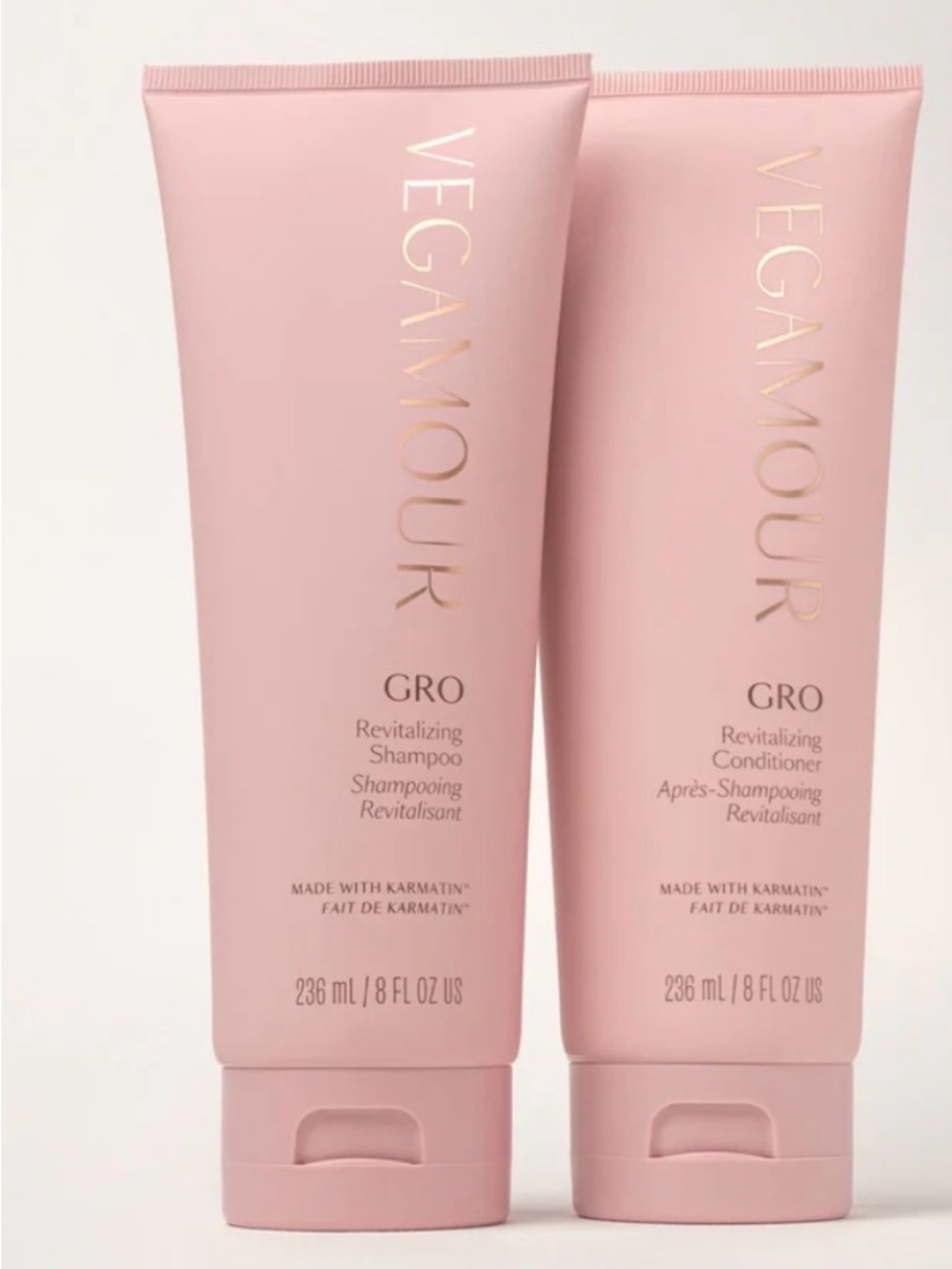 VEGAMOUR GRO Revitalizing Shampoo & Conditioner Kit - Full Size - NEW